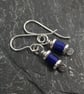 Reels  - silver and Lapis Lazuli earrings