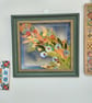 Glass painting Floral wall art Waiting for the Autumn - Image 1