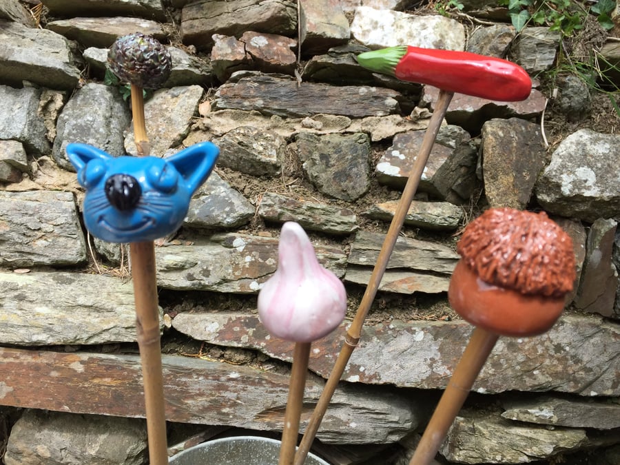  Cane Tops - Handmade for your Bamboo Sticks