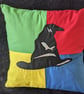 Sorting Hat Inspired Appliqué Cushion - Image 3
