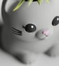 Cat Planter 3D Printed Desk Succulent Pot, Cat Lover Gift - Image 3