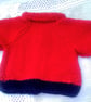 Knitted Chunky Jacket with a Collar for a Child, Child's Jacket, Winter Jacket - Image 2