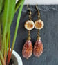 Antique Bronze Boho Teardrop Earrings