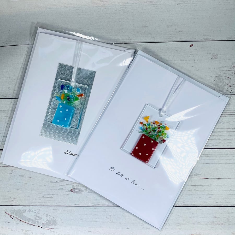 Fused glass “keepsake cards” pack offer 