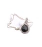 Pendant - labradorite wire wrapped in silver plated copper wire - Image 5