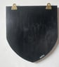 Handmade Dragon Wall Plaque Plaster Dragon on Wooden Shield - Image 3