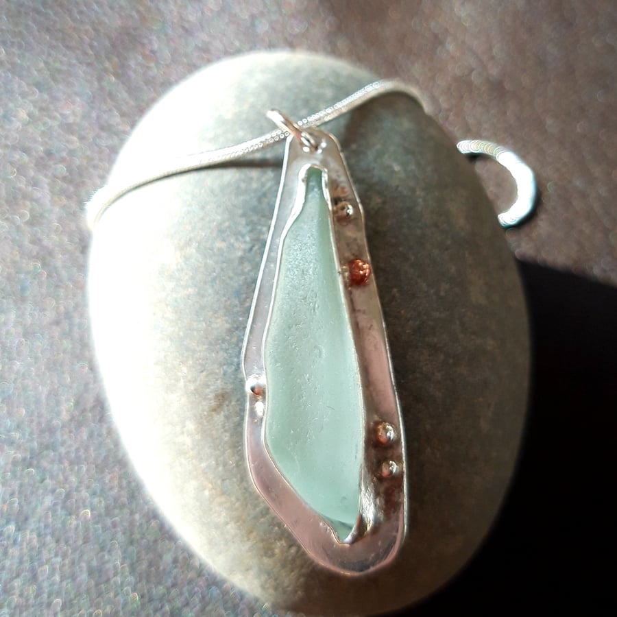 Seaglass Shard Necklace