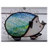 Hedgehog Suncatcher Stained Glass Handmade 036 Right