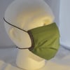 Adult Fabric Face Covering - Plain Sage Green