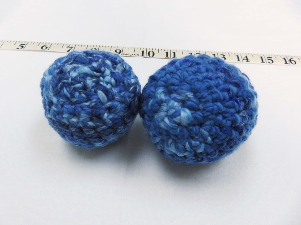 Blue cat toy balls