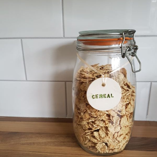 Personalised Bespoke Ceramic Pantry Jar Labels Tags