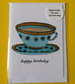 Tea lovers birthday card  - Image 1