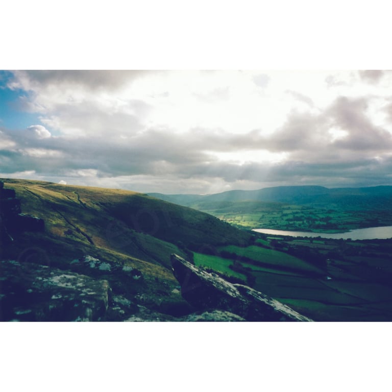 Photographic print of Llangorse Lake in the Brecon Beacons