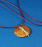 Stormy Planet Copper Circular Pendant - Image 2