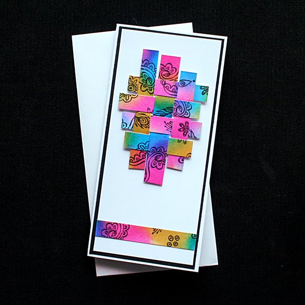 Weave - Handcrafted (blank) Card - dr16-0046