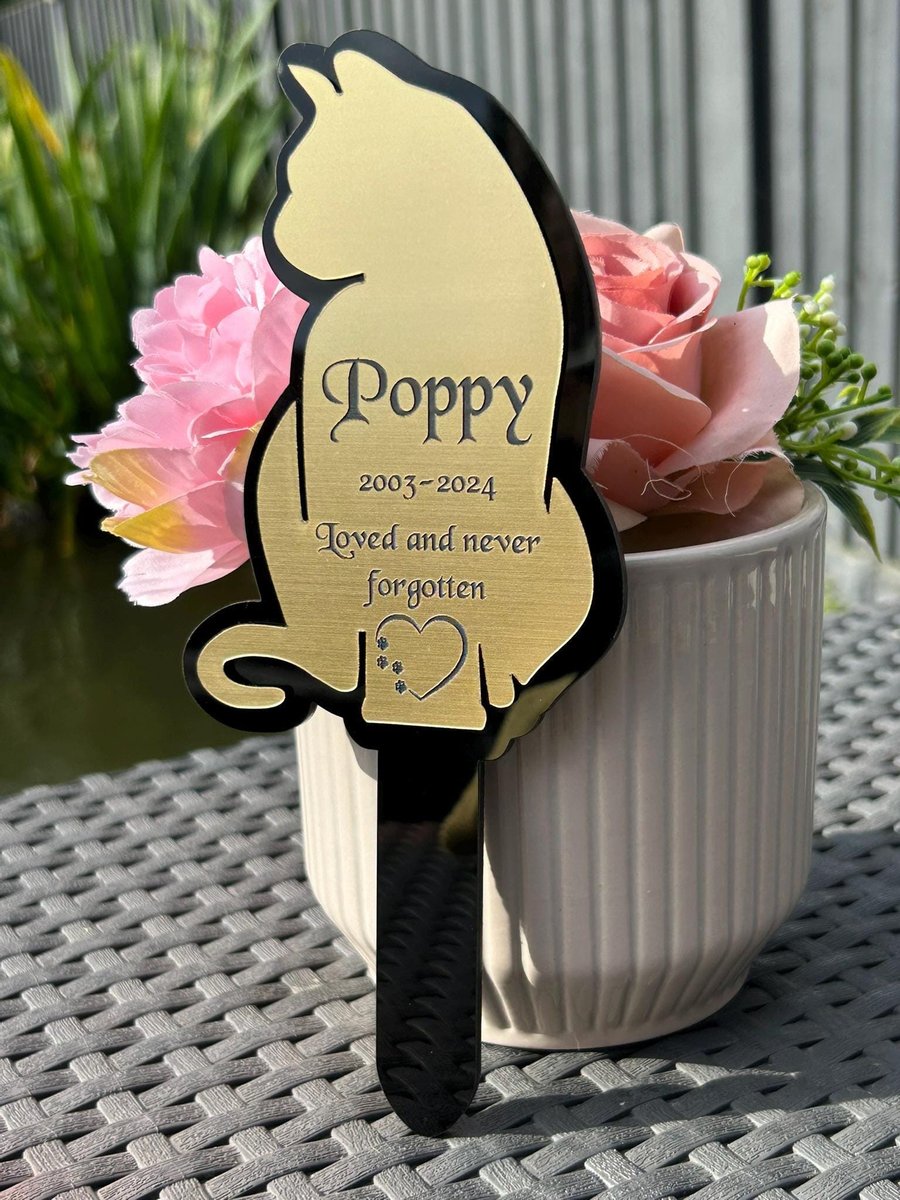 Personalised, Pet Memorial Plaques, for garden,Gift, Cat, Dog, Rabbit, Garden Si
