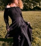Cotton Lace Layered Wrap Skirt - Gothic Boho Witchy Alternative Clothing 