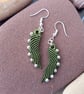 Macrame Angel Wing Earrings  - Image 1