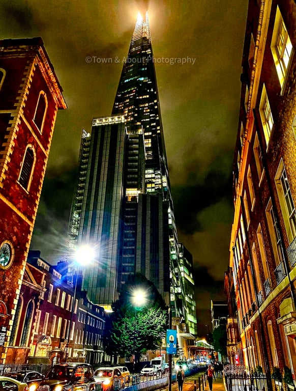 The Shard at Night, London Street