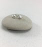 Simple Sterling Silver Stud Earrings - Image 2