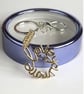 Sterling Silver Gold Plated “Love You More” Chainmaille Handbag Charm - Image 7