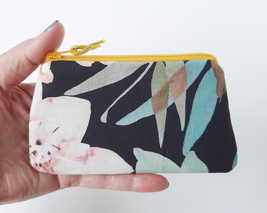 Pretty Coin and Card purse, Small pocket sized purse -  Free P&P