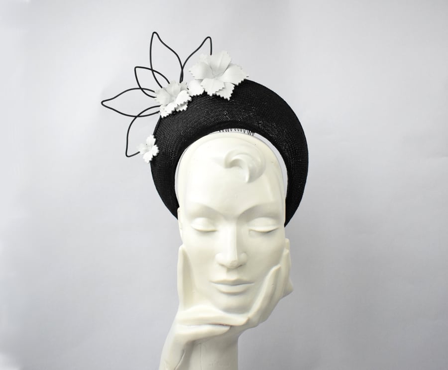 Halo Headband Headpiece for Races, Weddings, Royal Ascot