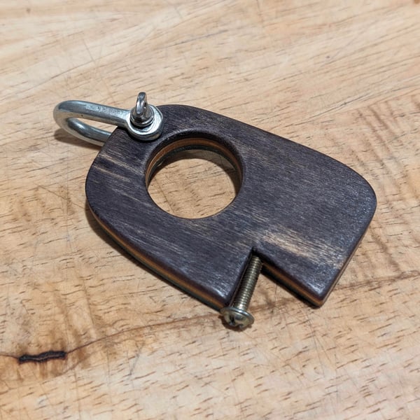 Skateboard Deck Bottle Opener Keyring