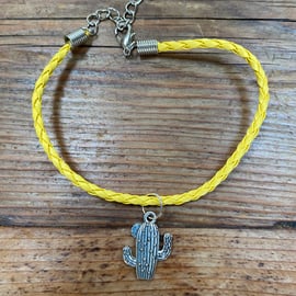 Yellow Cactus Bracelet (408)
