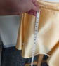 Yellow satin short apron - Image 2