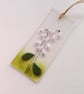 Foxglove small suncatcher, digitalis hanger, foxglove suncatcher in fused glass, - Image 2