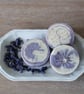 Lavender & Oatmeal Botanical Soap Gift Set - 3 Floral Bars - Image 3