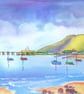 Mumbles, Swansea Bay, Original Watercolour in 14 x 11 '' Mount