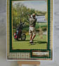 Golf Birthday Card Golfing Just Fore You Birthday 3D Luxury Handmade Card - Image 1