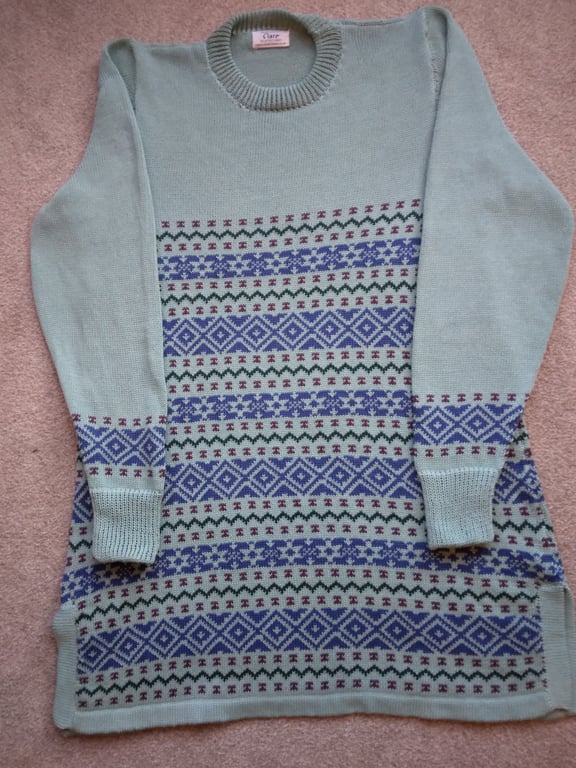 Tunic, jumper in a fairisle design made to order