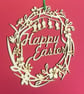 'Happy Easter' wreath (medium) - Image 1