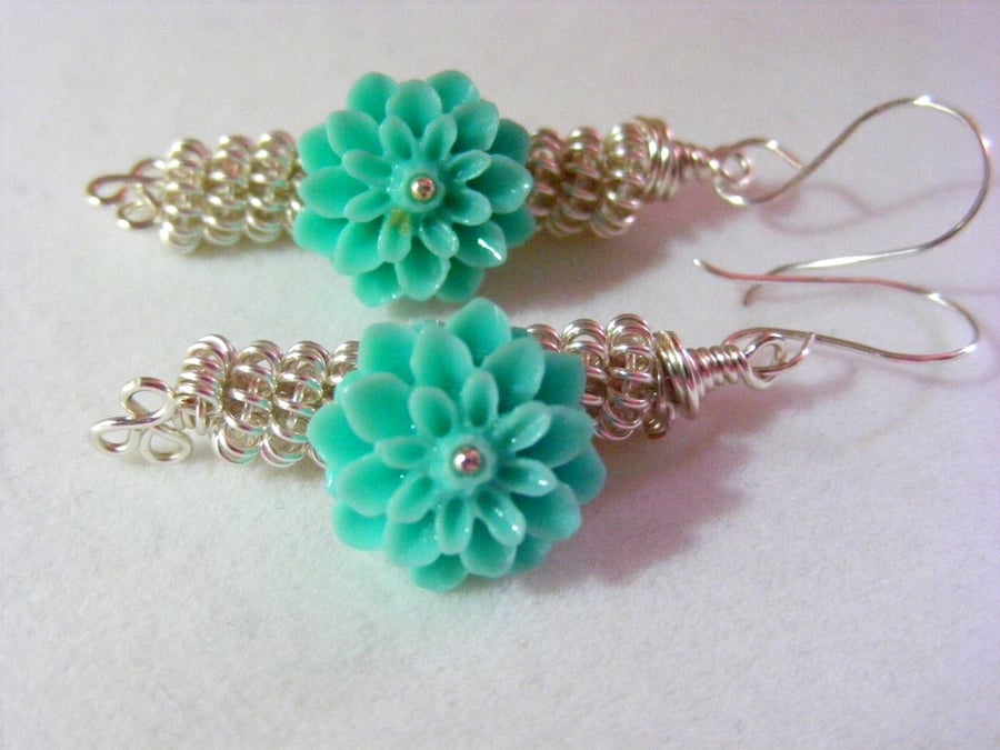 Chrysanthemum Earrings