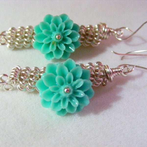 Chrysanthemum Earrings