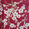 Laura Ashley curtain fabric - Lori in cranberry