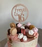 16th Birthday Cake Topper, Happy 16th Birthday Cake Topper, Custom Cake Topper