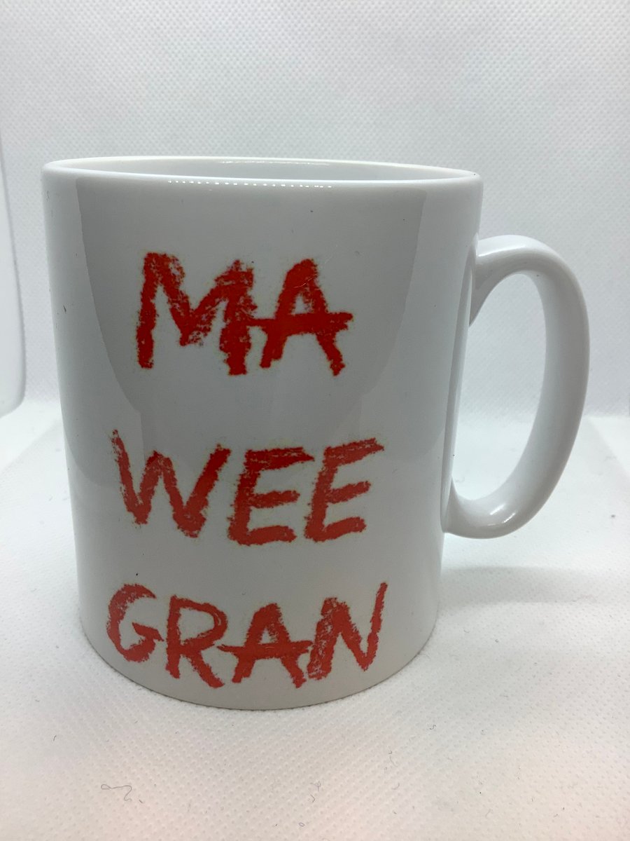 Ma Wee Gran, Ceramic mug, Free P&P