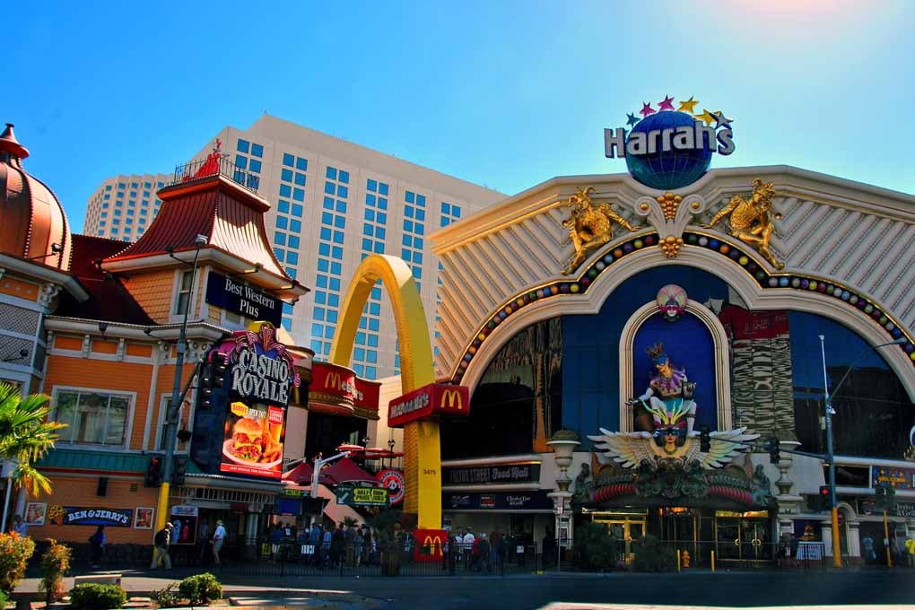 Harrah's Resort Hotel Las Vegas America Photograph Print