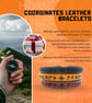 Personalised Leather Bracelet with Coordinates and Optional Secret Message  - Image 8
