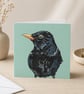 Blackbird British Bird Greeting Card