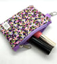 Coin purse, Quilted purse, Zipped card holder, Clip-in purse - violet - Image 4