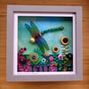Brilliant Emerald Meadow Dragonfly Artwork