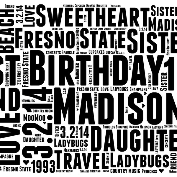 Personalised 18th 21st 50th 40th special occasion printable download...SALE