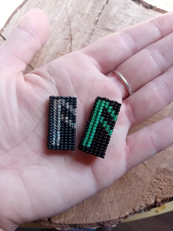 Ansuz wisdom viking rune beaded dreadlock bead