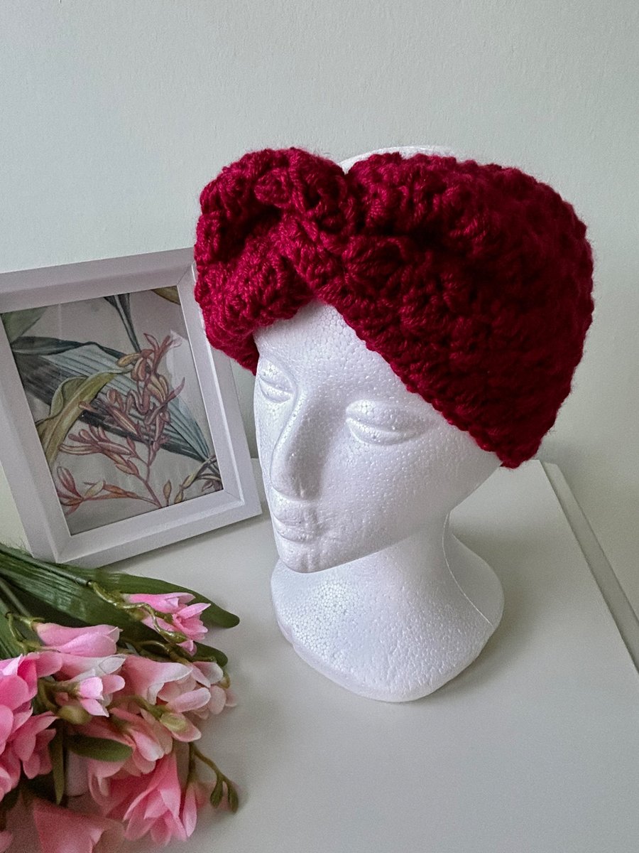 Cosy Crochet Twist Headband