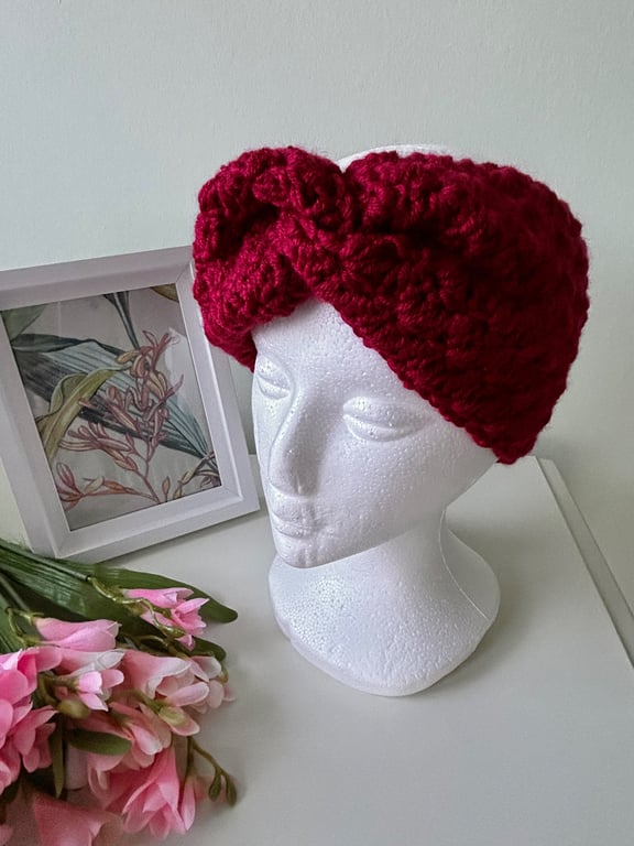 Cosy Crochet Twist Headband